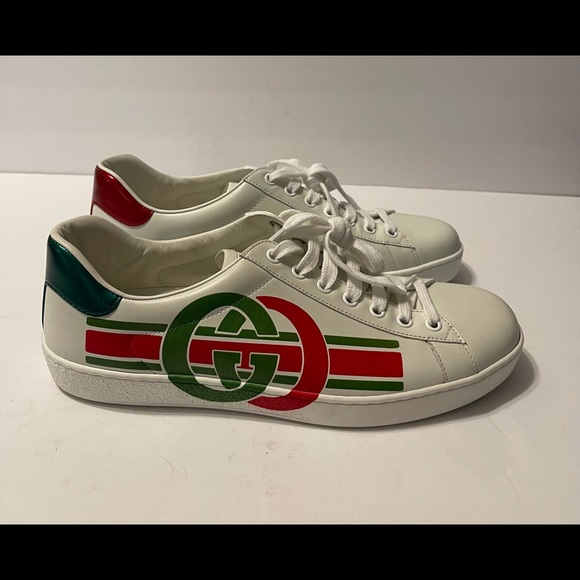 Interlocking G Ace Sneakers Gucci 9 Women’s 7 Mens - Picture 3 of 10